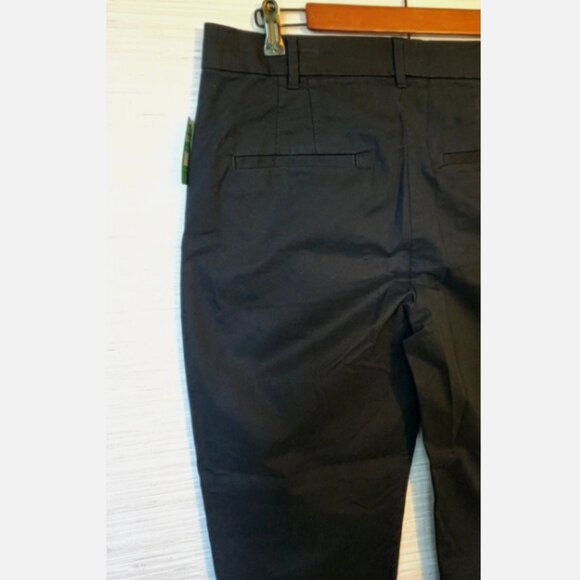 GAP 90's High Rise Slim Straight Ankle Khaki Black‎ Pants Size 10 - RETAIL $60 - Picture 10 of 11